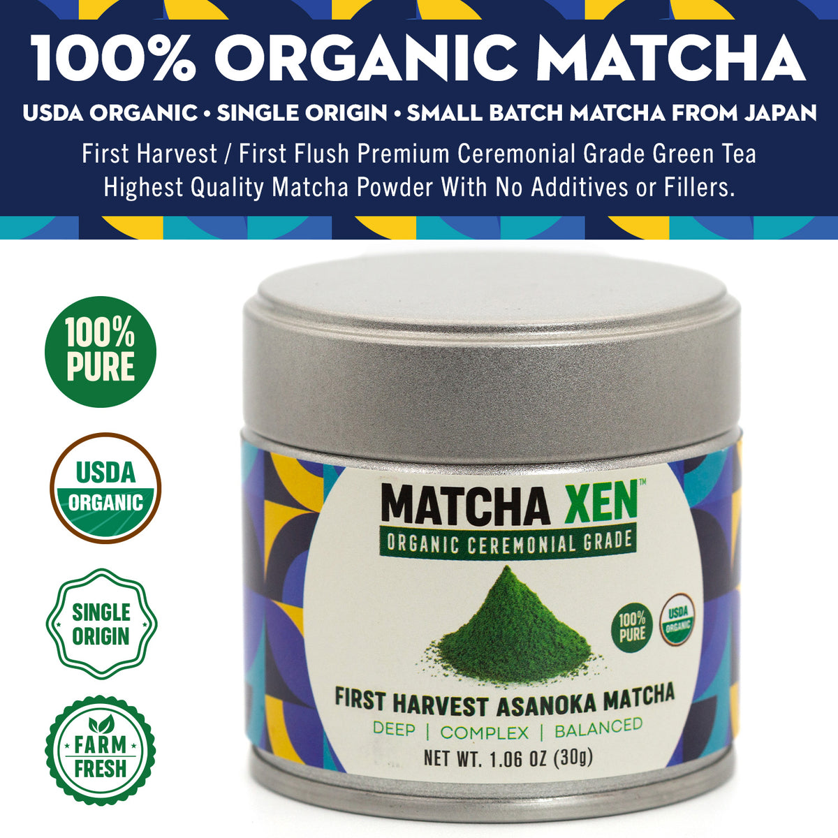 THE MATCHA TOKYO 100% Organic Matcha/JAPAN PREMIUM 7sticks - First Harvest